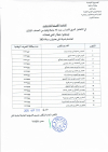 قائمة الناجحين في الإختبار المهني لإنتداب عدد 15 عاملا وقتيا من الصنف الثالث ليشغلوا خطّة رافعي فضلات