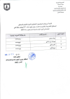 قائمة إسمية في المترشحين المقبولين لإجياز الإختبار الشفاهي للمناظرة الخارجية بالإختبارات لغنتداب عون وقتي صنف 